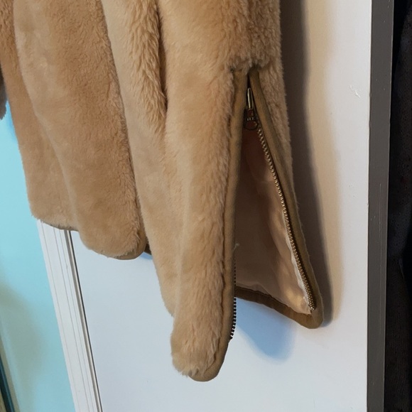 JCREW teddy bear coat in color block natural - Picture 3 of 5
